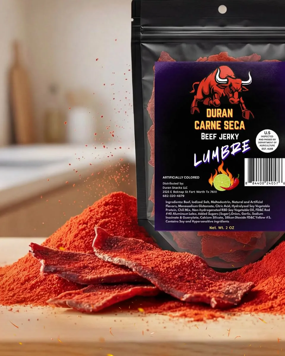 Tizon carne seca, the Lumbre jar and a bowl of chile-lime cucumbers
